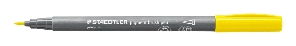 Pennello a Pigmento Giallo 371-1 Staedtler - Inchiostro Multi Ink