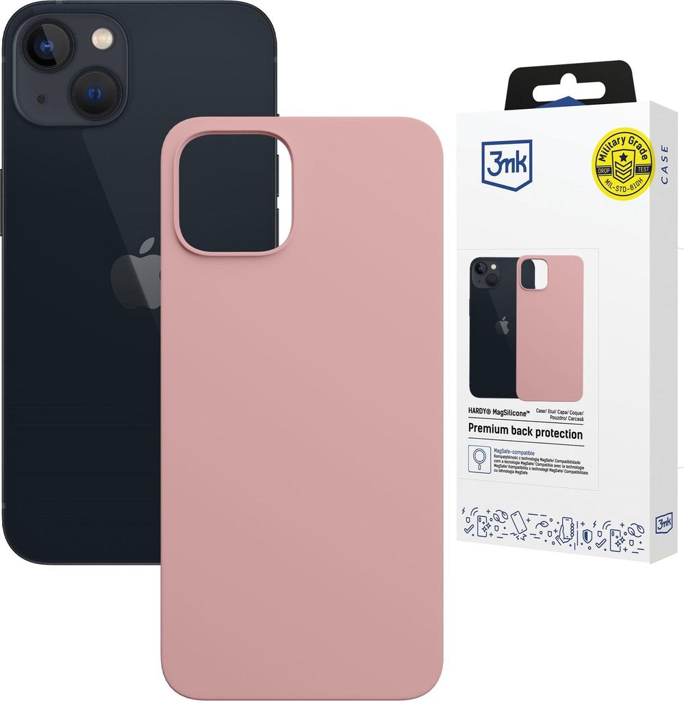 3MK Hardy MagSilicone Apple iPhone 15 pink