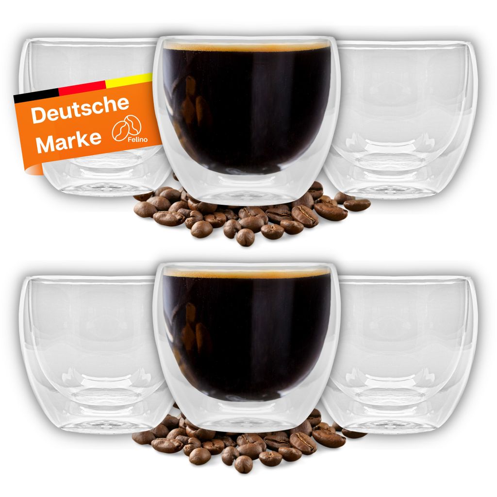 Felino® Sklenice na espresso [6 kusů] [80ml] dvoustěnné Obrázek produktu 