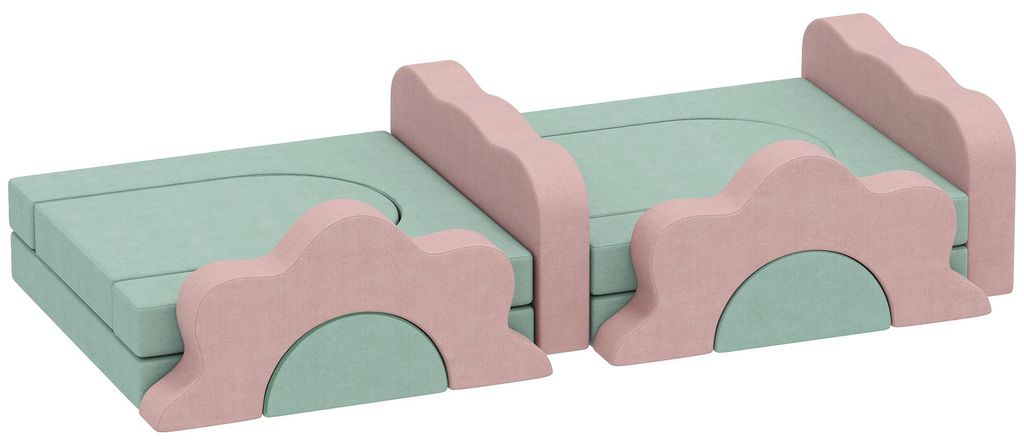 AIYAPLAY Schuimblokken voor kinderen, 12 stuks, zachte Productafbeelding 