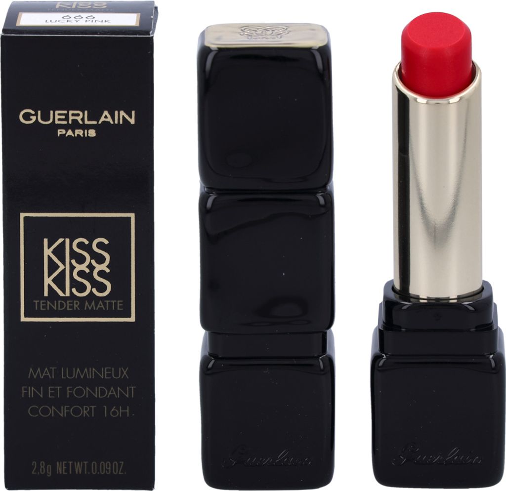 Guerlain KissKiss Tender Matte, Pink, Lucky Pink, 1 Farben, Produktbild 