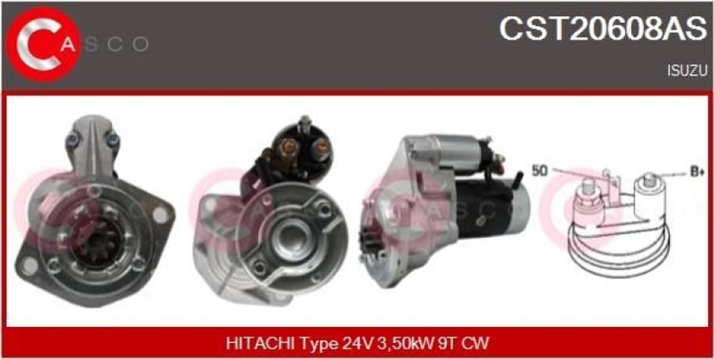 CASCO Starter Brand New HQ CST20608AS