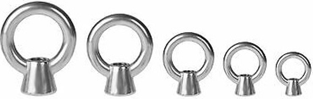 V4A Edelstahl Seilspanner Umlenkrolle Schäkel Kettenverbinder Bolzen Karabiner Ringmutter M12