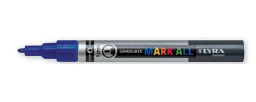 Lyra Mark All 1mm L6811120 marqueur permanent ergonomique pack de 12