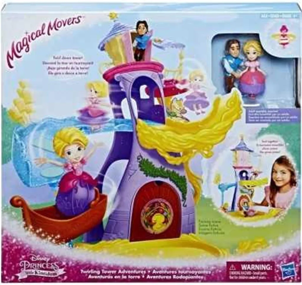 Château Disney Princesse Magique : Tour de Transport Lociky pour Enfant