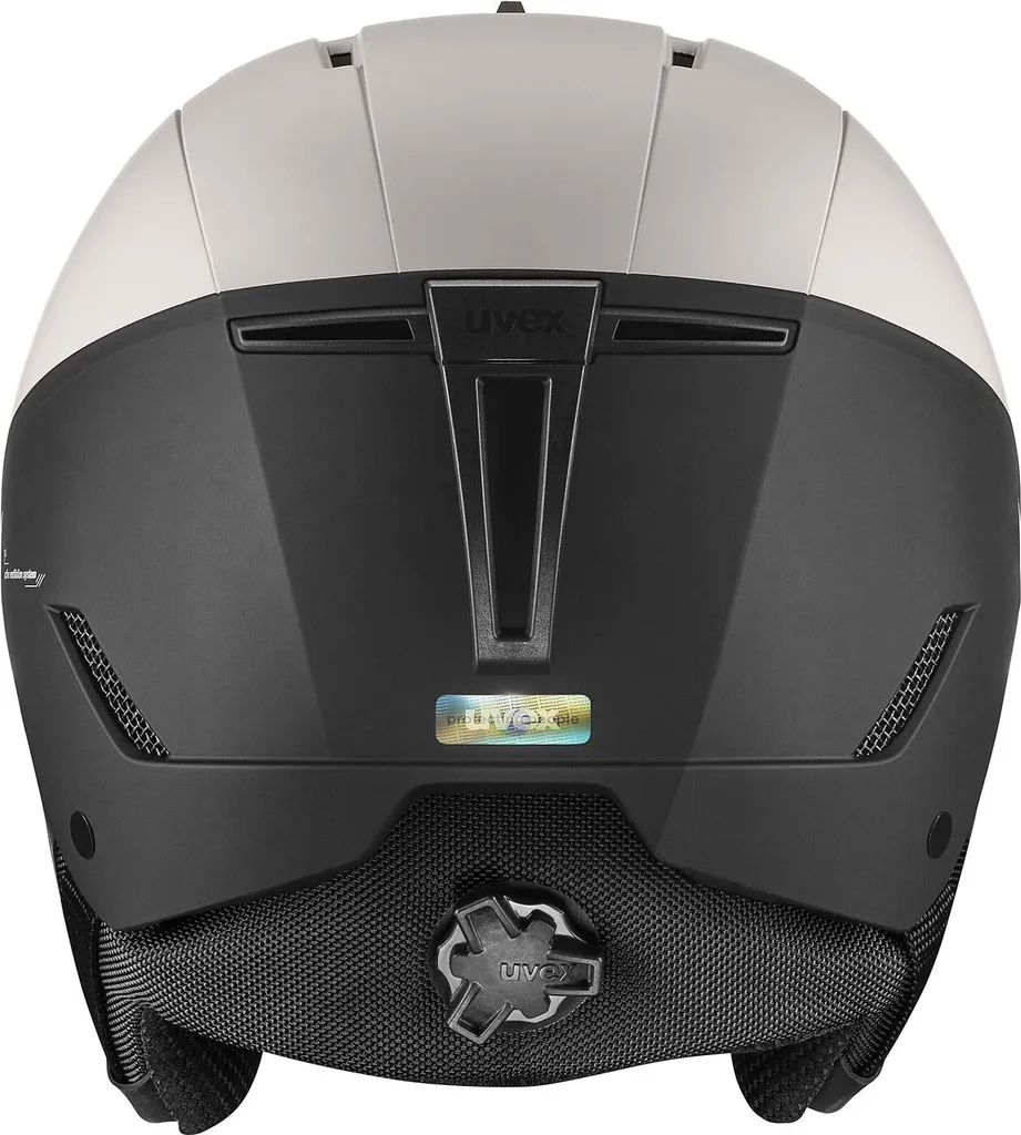 Casque Uvex Stance Beige 51-55 cm - Design Robuste et Confort Premium