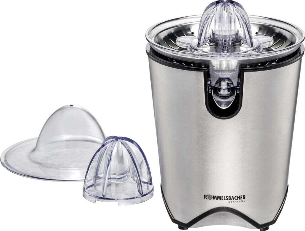 Rommelsbacher ZP 60/E spremiagrumi in acciaio inox-nero Immagine del prodotto 