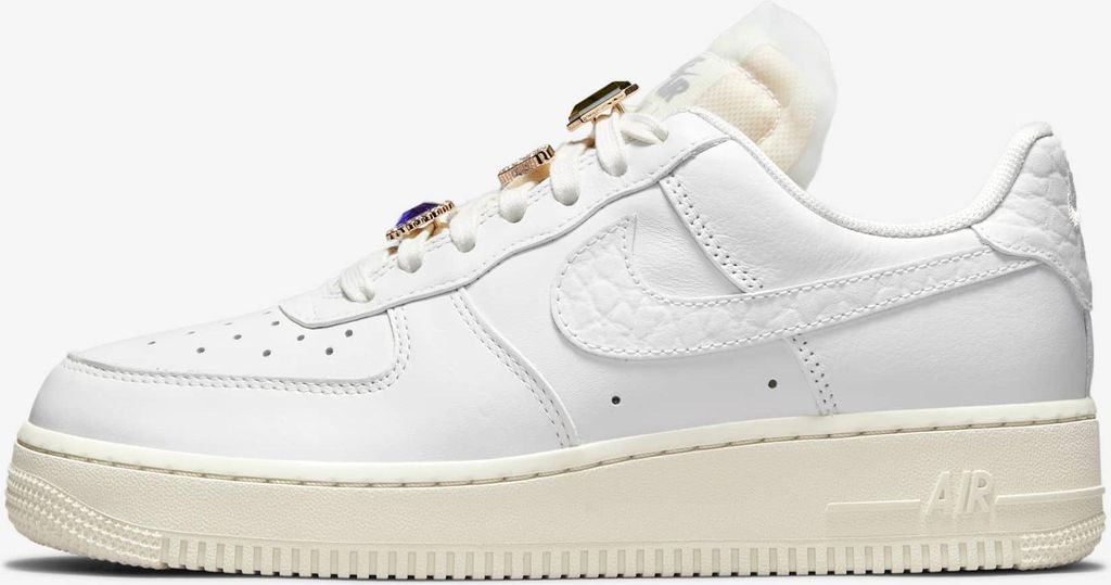 Nike Air Force 1 Low Prm "Jewels White" Weiß, Größe: 35.5
