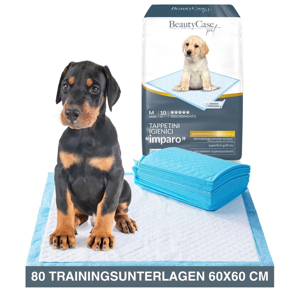 Beauty Case Pet Trainingsunterlagen für Hunde 60x60cm Absorption 5/5 - 80St
