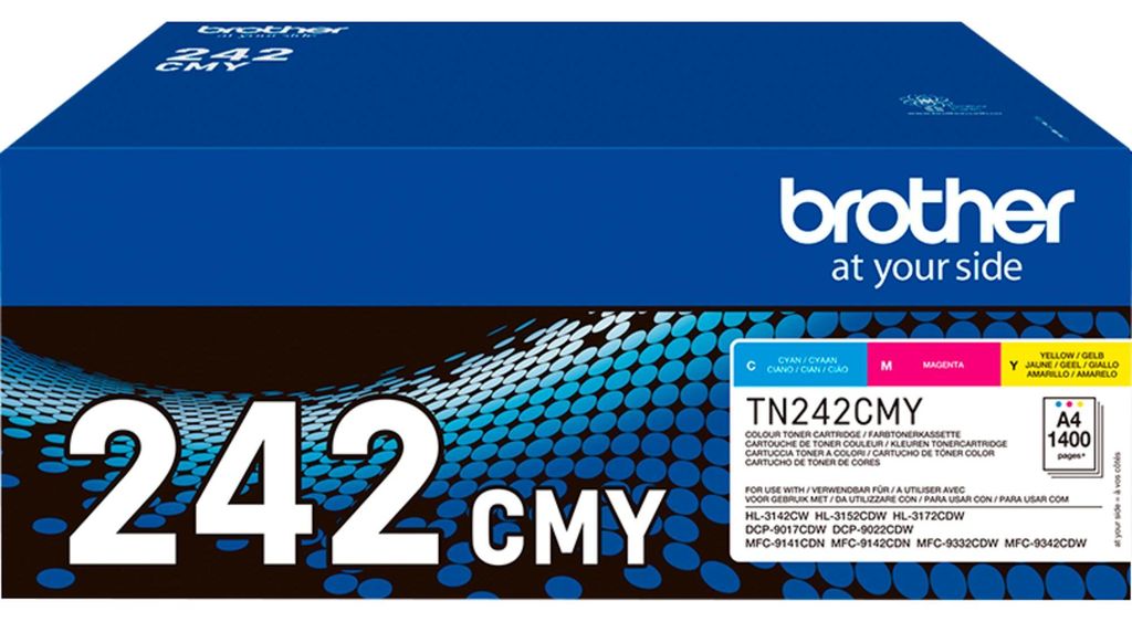 Brother TN-242CMY, 1400 Seiten, Cyan, Magenta, Gelb, 1 Produktbild 