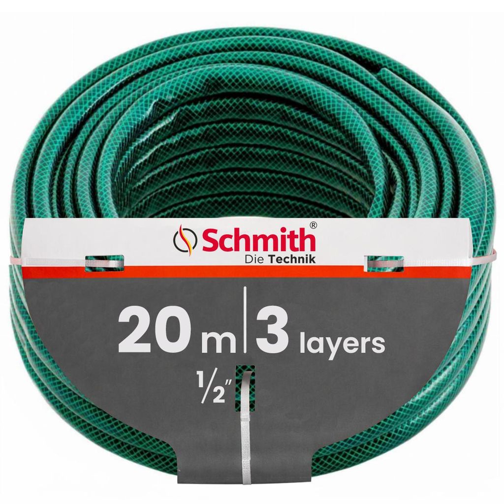 Schmith tuinslang, 20 meter, 1/2 inch, robuuste waterslang Productafbeelding 