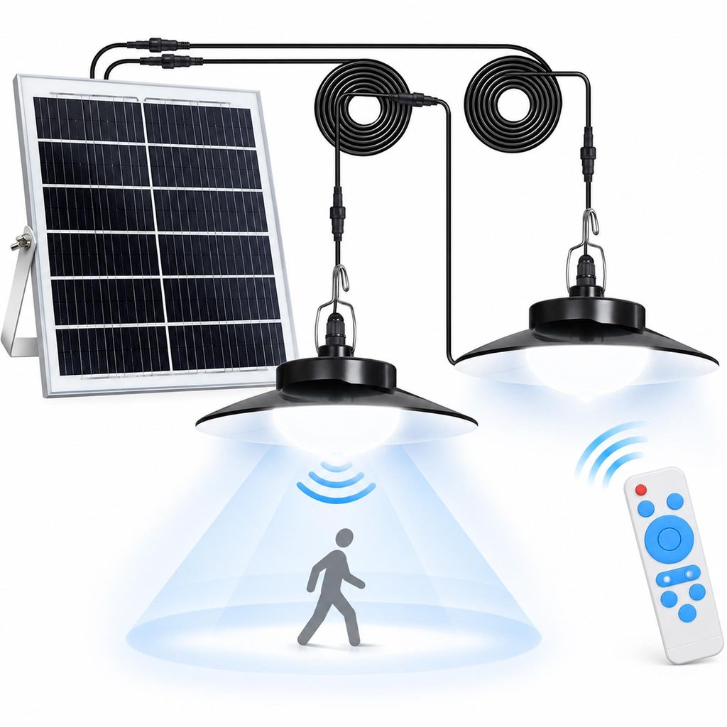 Lampa solarna LED lampa wisząca lampy solarne do wnętrz Zdjęcie produktu 