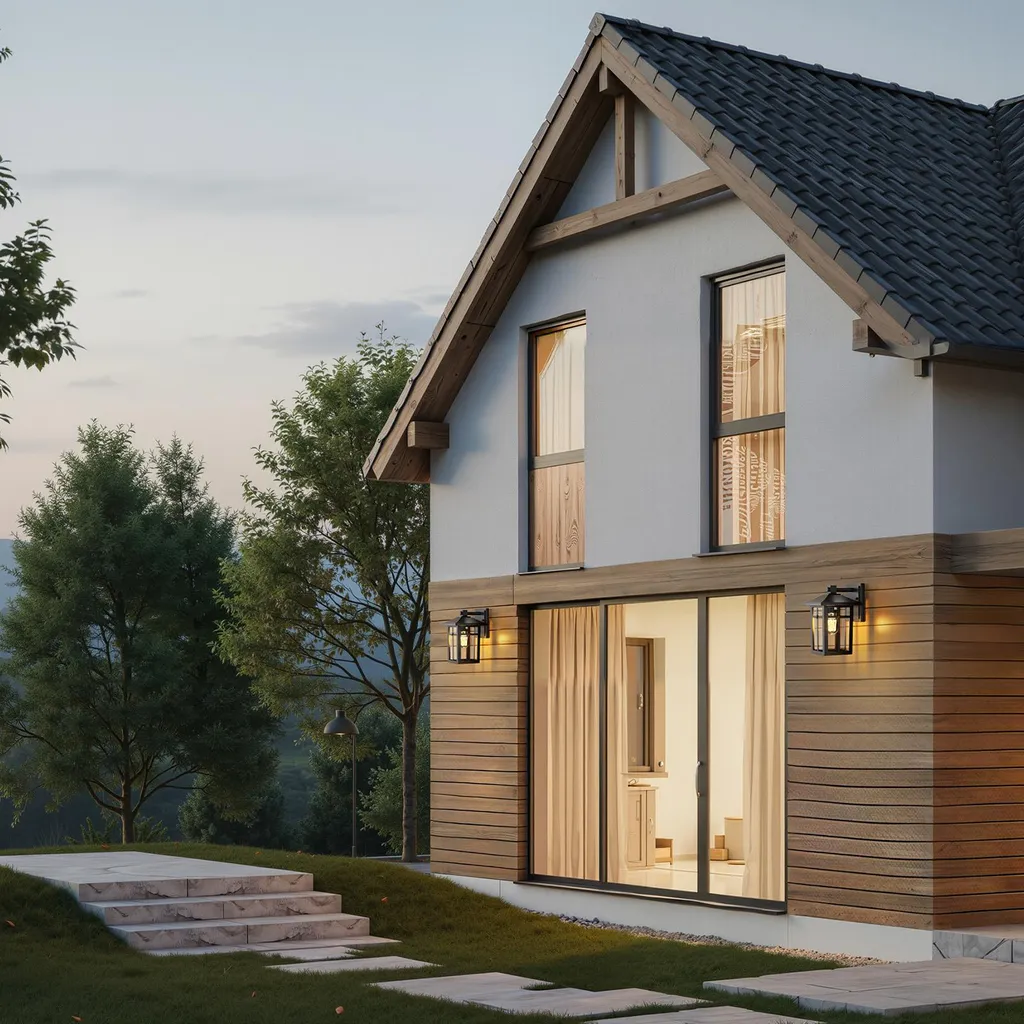 S'AFIELINA Lampada da Parete Esterno E27 Nera 2 Pezzi IP44 Design Moderno - 9