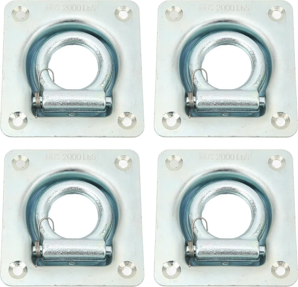 Attaches Remorque Haute Résistance 2000 lb - Finition Galvanisée Inox