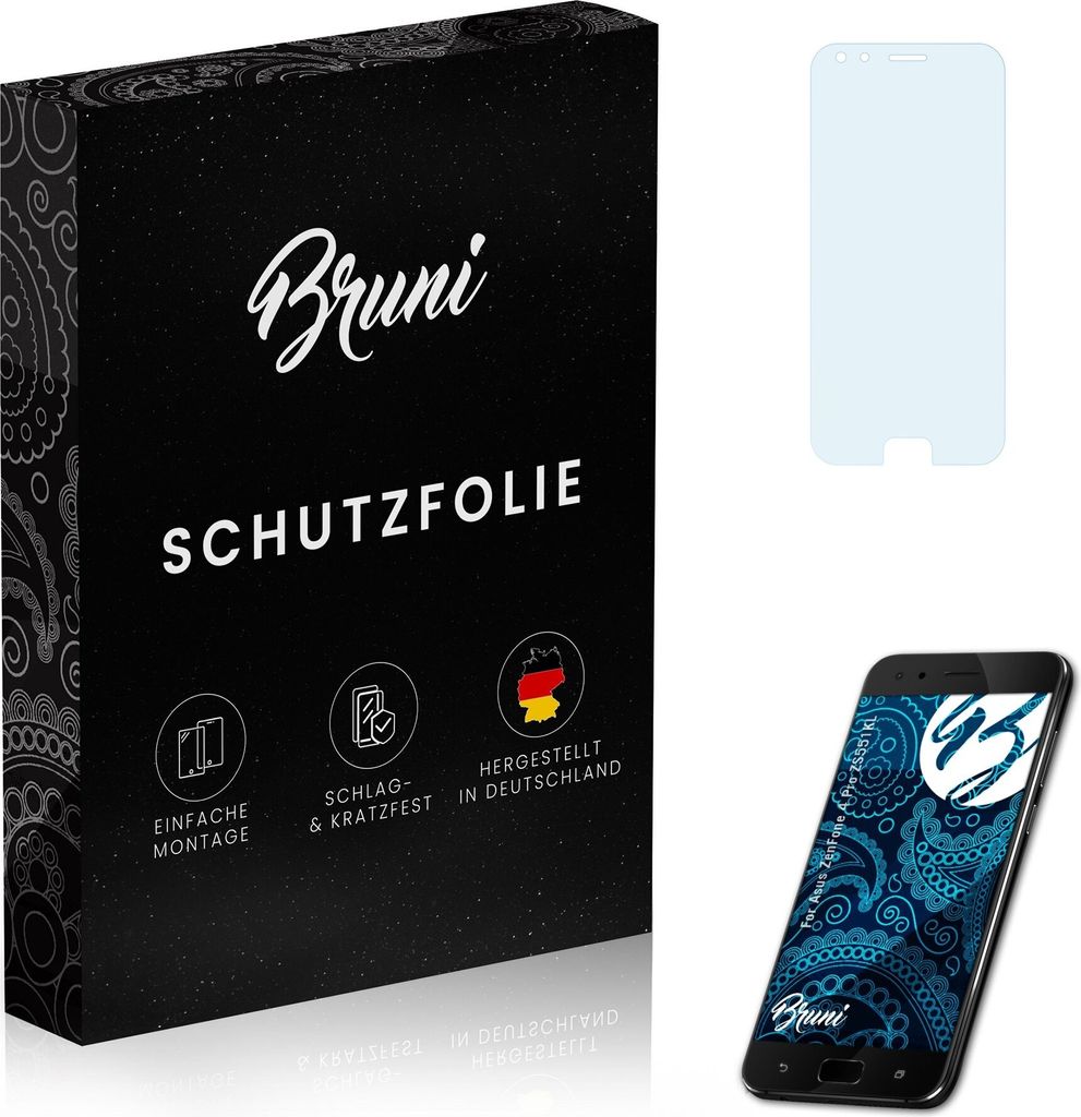 atFoliX 4054274787972, Asus, ZenFone 4 Pro ZS551KL, Kratzresistent, Transparent, 2 Stück(e)