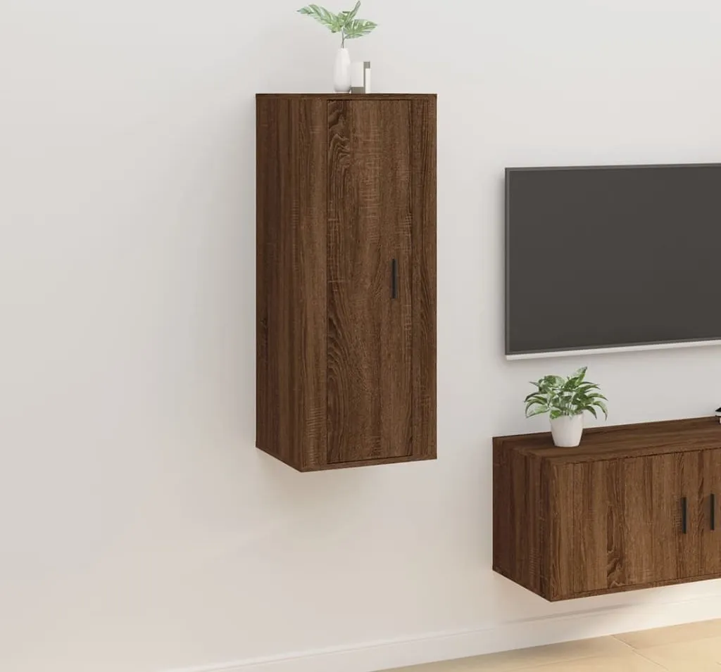 Mobile Porta TV Sospeso Rovere Marrone 100cm | Arredo Casa Economico