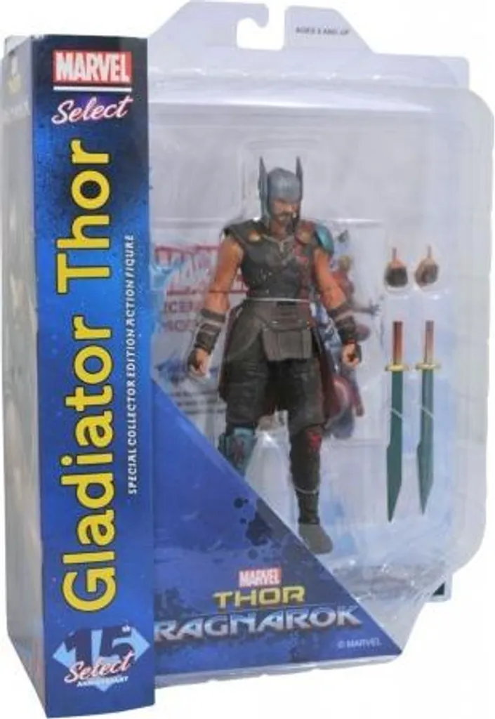 Statue articulée Gladiator Thor Marvel Select Ragnarok avec Accessoires - 3