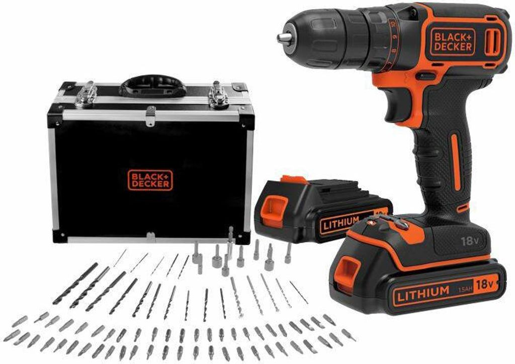 wiertarko-wkrętarka 18 V CDC18BAFC-QW BLACK+DECKER Zdjęcie produktu 7