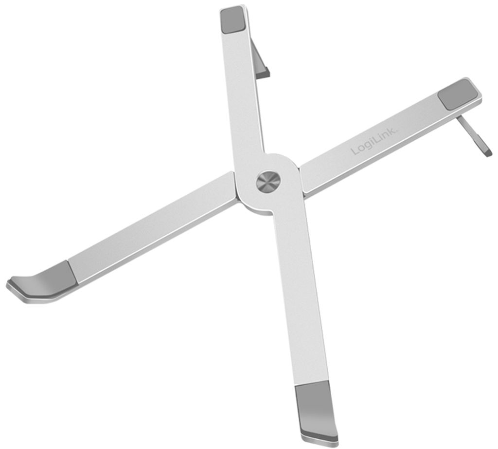 LogiLink Tablet- & Notebook-Ständer faltbar silber