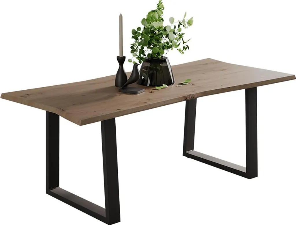 Table basse 110x50 cm Vicco Yan Artisan, rangement intégré et robuste - 5