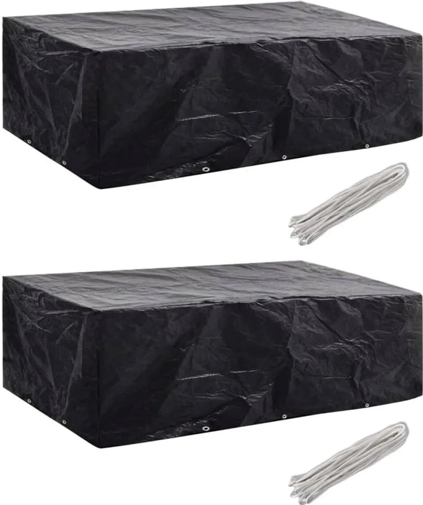 Coperture per mobili da giardino 2 pezzi 10 occhielli 300x140 cm - 1