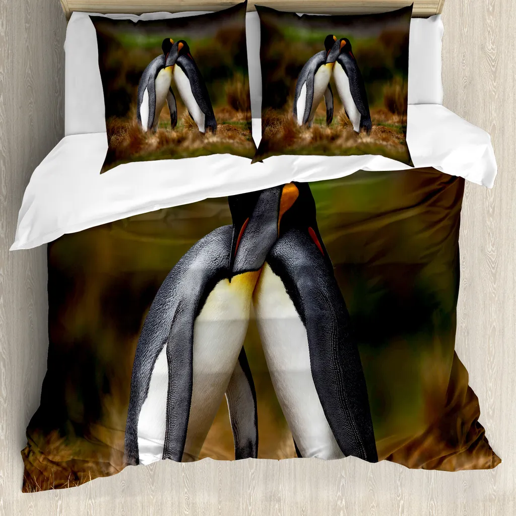 Copripiumino Pinguini ABAKUHAUS: Dolcezza e Igiene 155x220 + Federa - 1