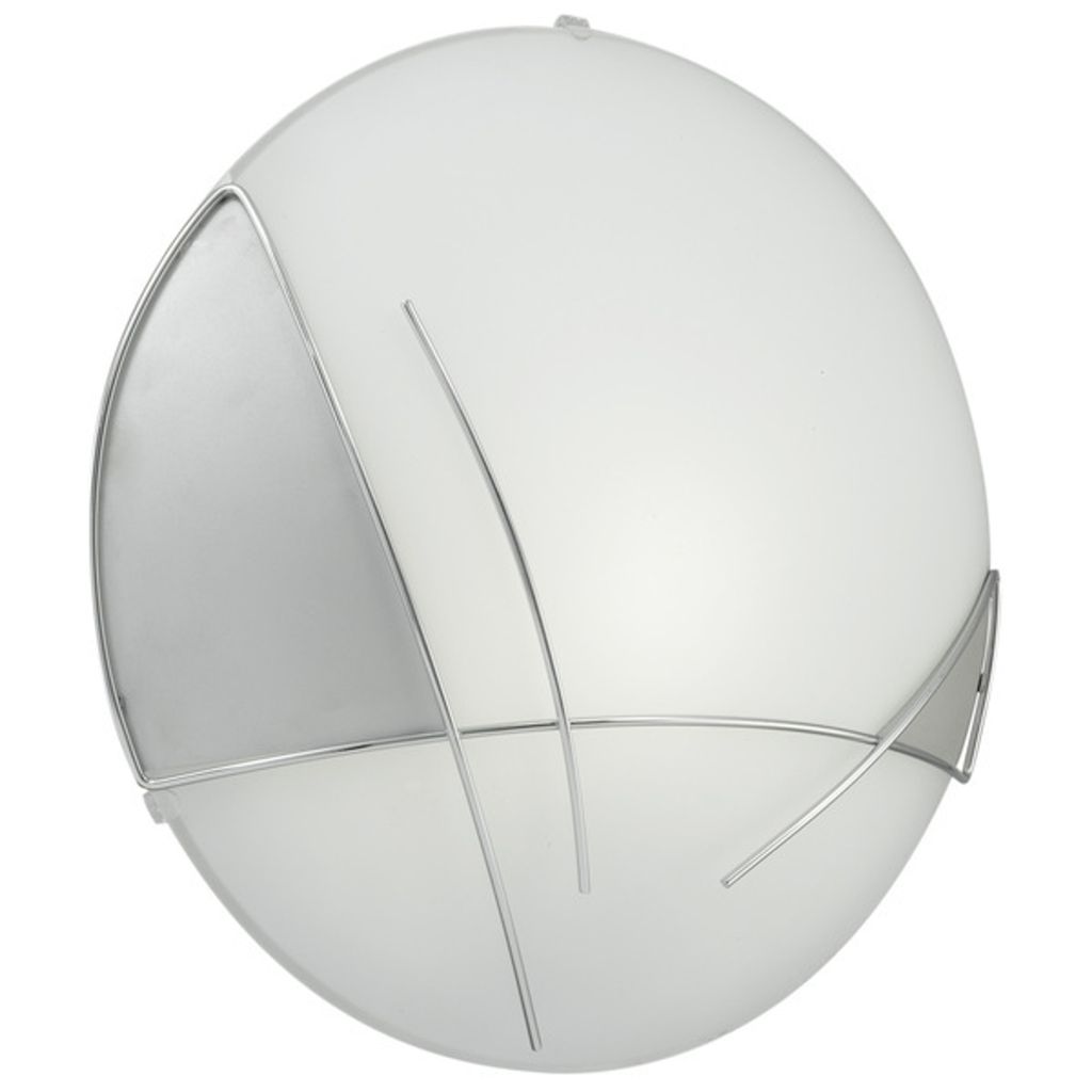 Eglo 89758 Raya Wandleuchte / Deckenleuchte E27 Stahl weiss chrom silber