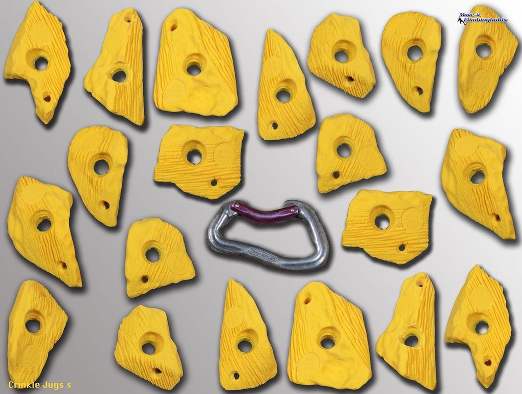 Crinkle Jugs s Klettergriffe S von Move-it-Climbingholds,sand