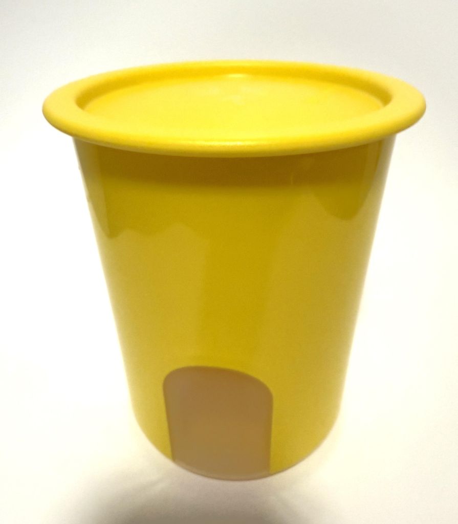 TUPPERWARE Bingo 1,25 L Gelb Trockenvorrat Vorratsdose Box Behälter