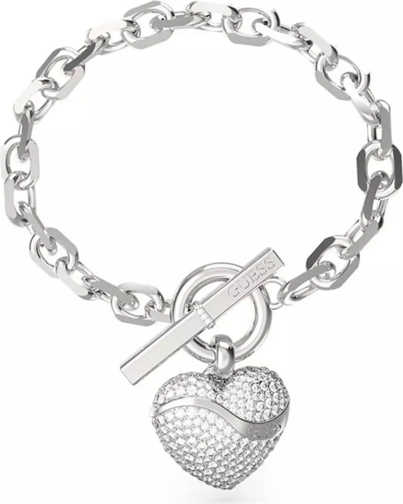 Gourmette Guess Femme JUBB04496JWRHS Finition Rhodiée Haute Qualité