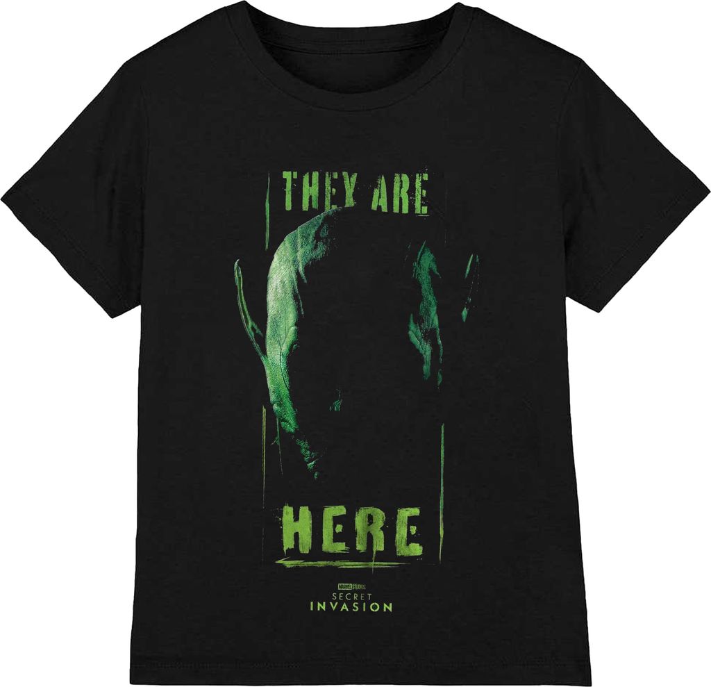 Marvel - "Secret Invasion" T-Shirt für Kinder TV3628 (116) (Schwarz)