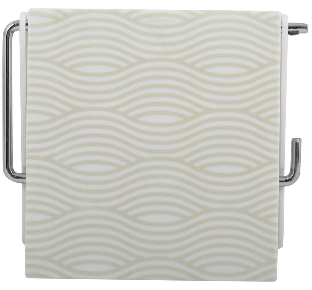 Portarotoli di carta MSV, in plastica PS color beige, Immagine del prodotto 