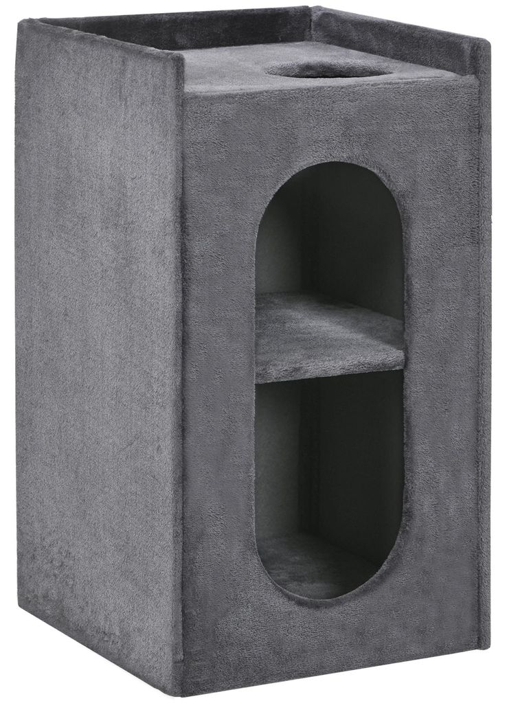PawHut Krabpalen toren, 81 cm hoog, kattenhuis met 2 Productafbeelding 