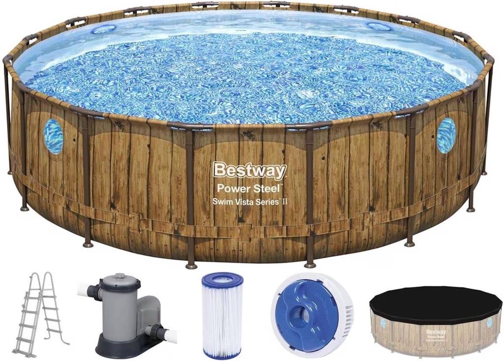 Bestway® Power Steel™ Swim Vista Series™ Frame Pool Produktbild 