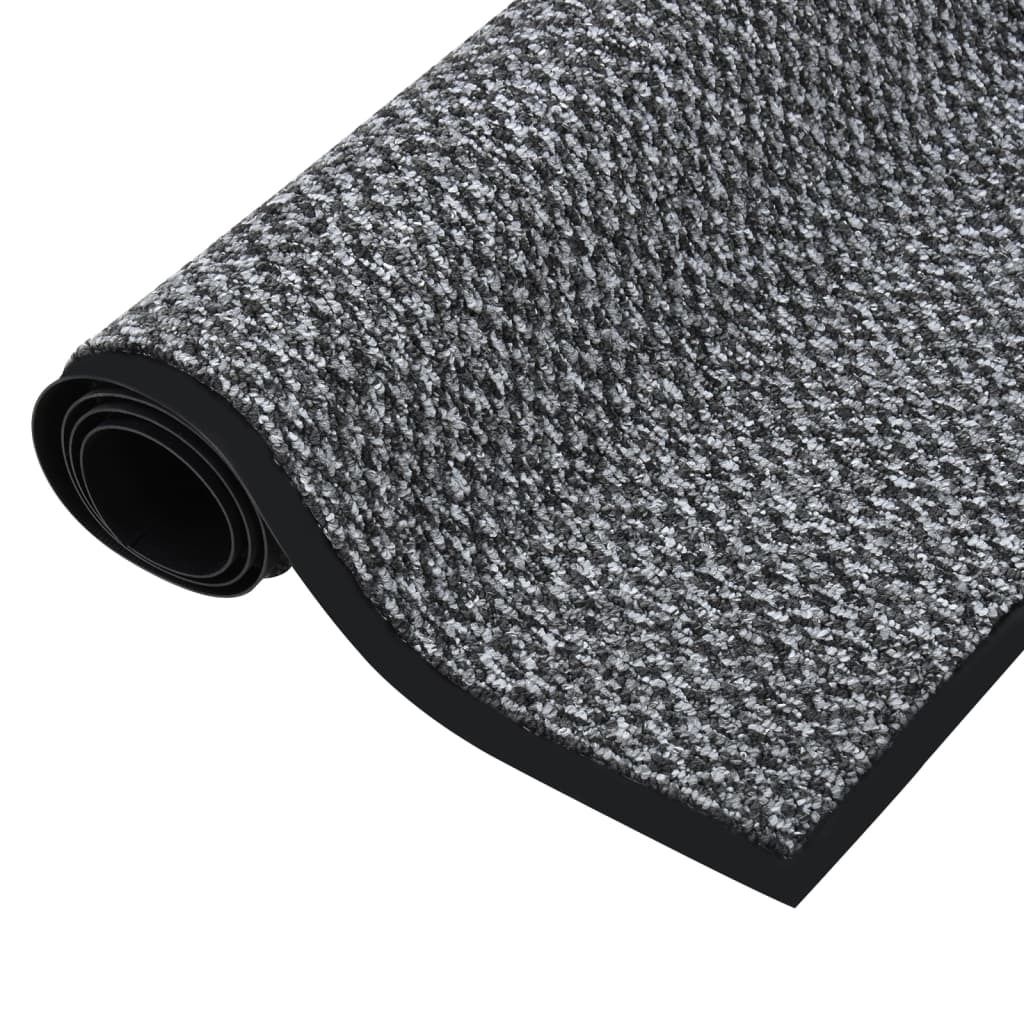 vidaXL Paillasson Gris 90x150 cm Image du produit 