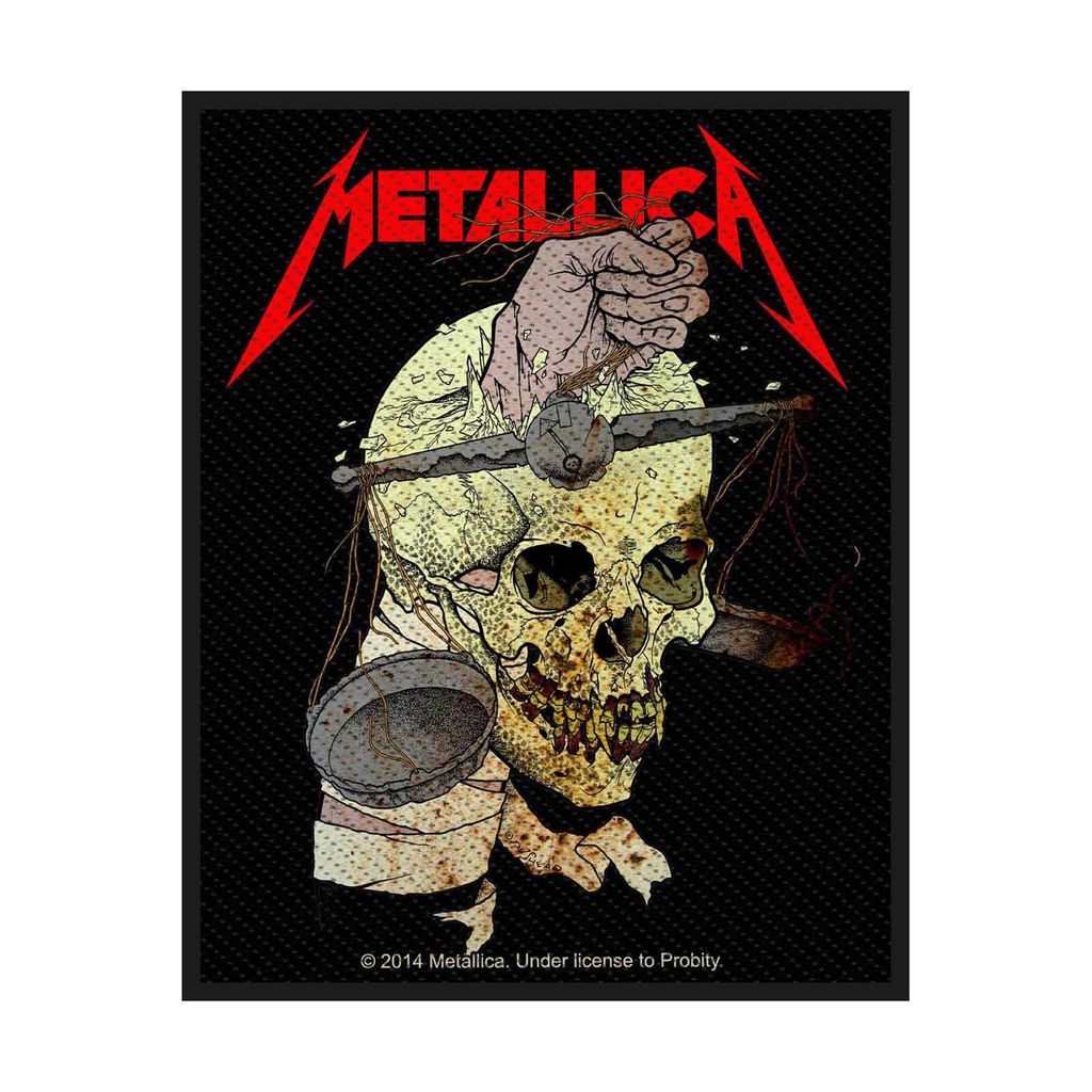 Metallica - Standardgröße - Patch "Harvester Of Sorrow" - Polyester RO1055 (Einheitsgröße) (Schwarz/Gelb/Rot)