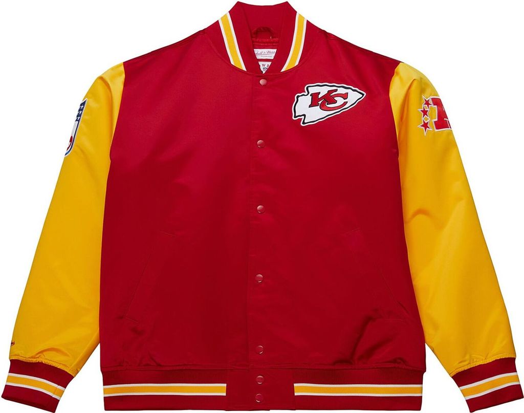 M&N Heavyweight Satin Jacke NFL Kansas City Chiefs - S