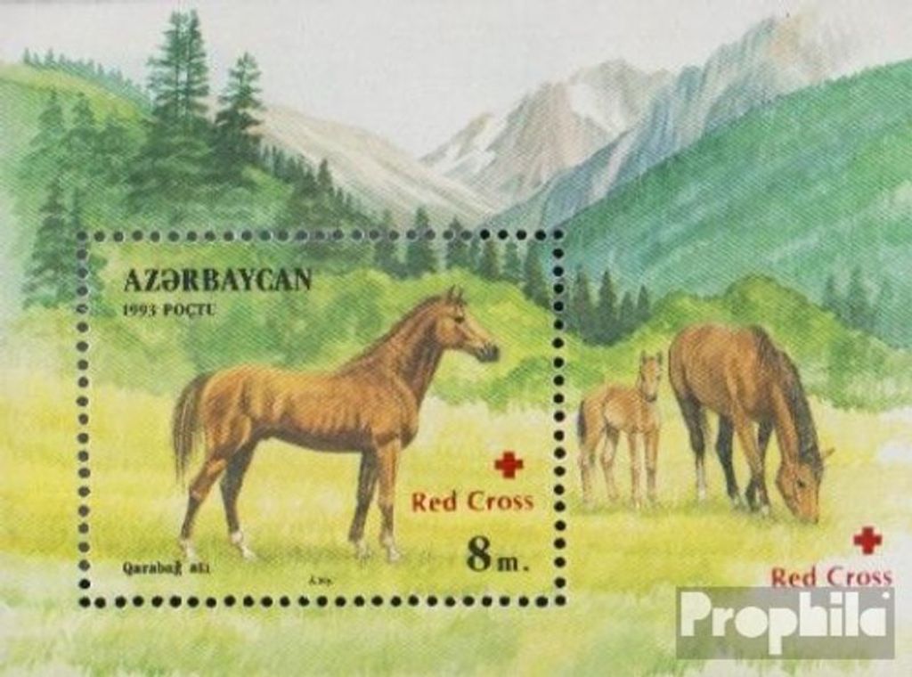 Briefmarken Aserbaidschan 1997 Mi Block27 (kompl.Ausg.) Produktbild 