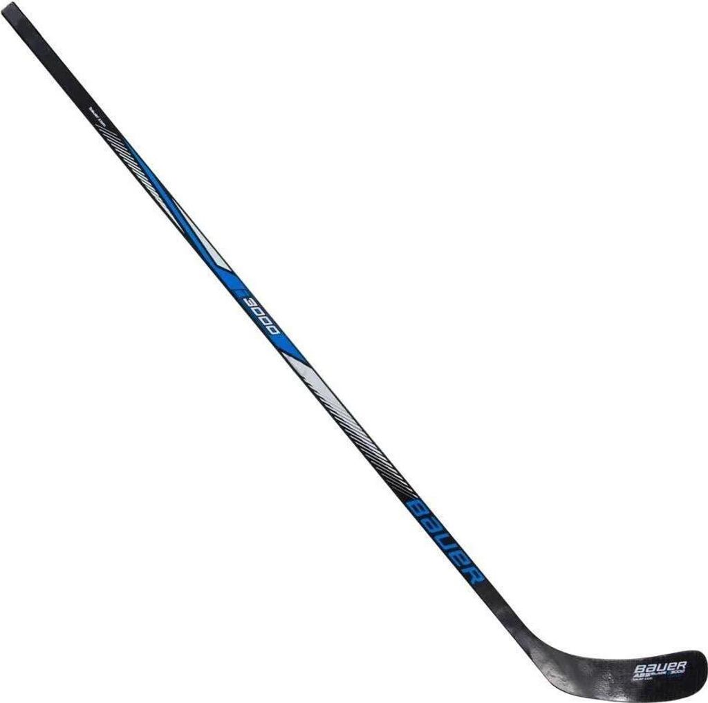 A hockey stick on a white background.