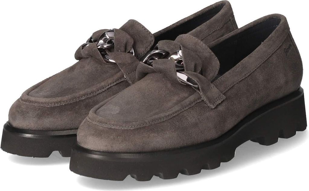 Sioux Damen Loafer/ Slipper MEREDIRA Grau RaulederGröße:35,5
