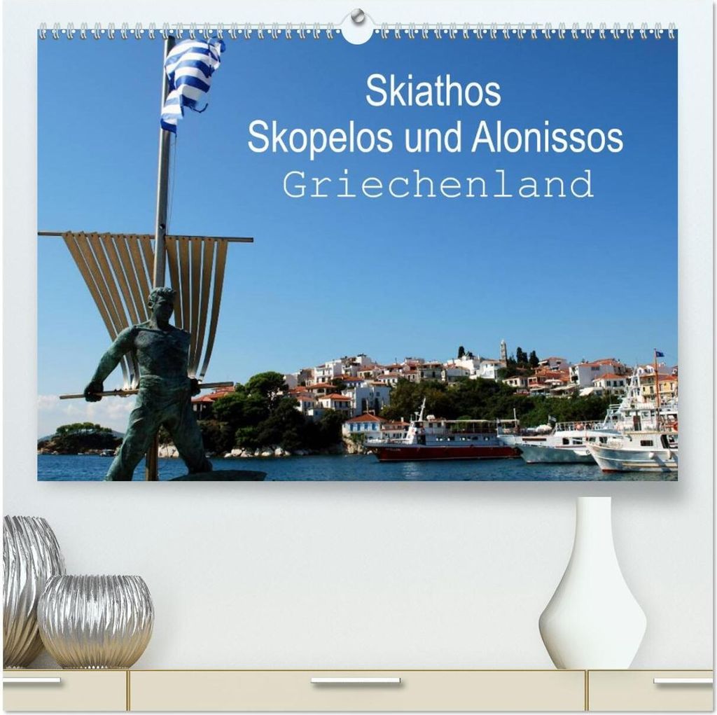 Skiathos Skopelos und Alonissos Griechenland (hochwertiger Premium Wandkalender 2026 DIN A2 quer), Kunstdruck in Hochglanz
