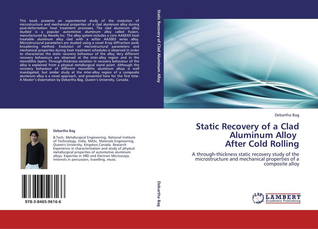 Static Recovery of a Clad Aluminum Alloy After Cold Rolling