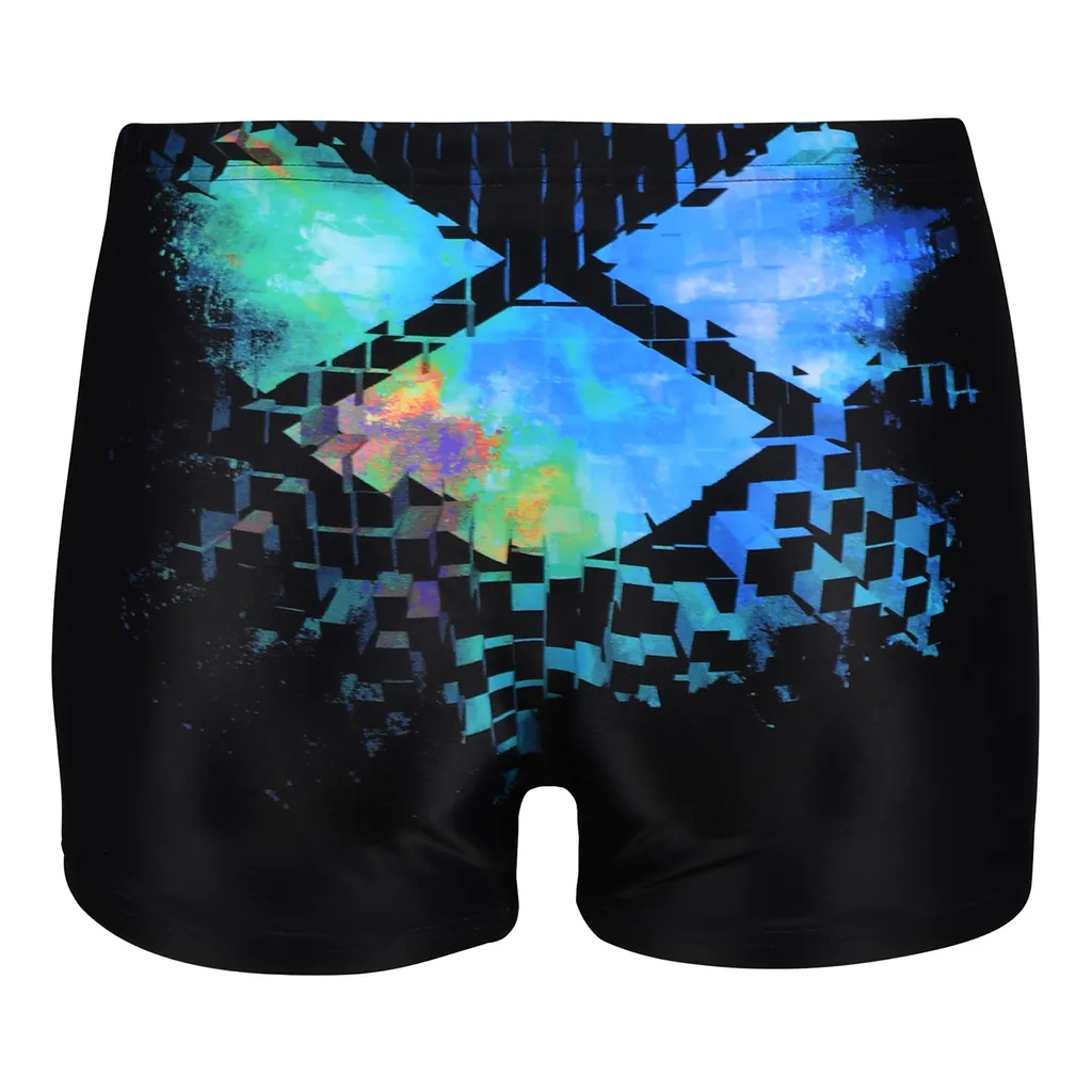 Short de bain garçon ARENA Boy Multipixels résistant au chlore