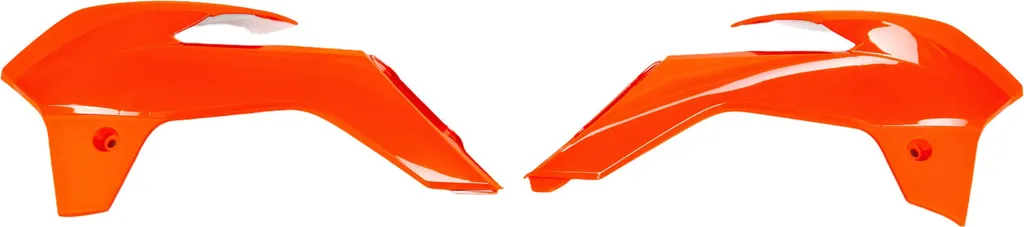 Cache-radiateur UFO PLAST orange fluo pour KTM SX 85 modèles 2013-2017