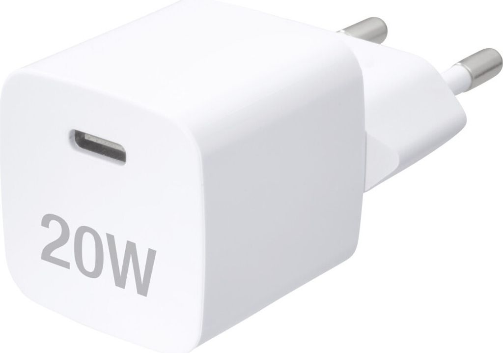 20 Watt PD 3.0 USB-C Nano Schnelladegeraet, MagSafe kompatibel, weiss