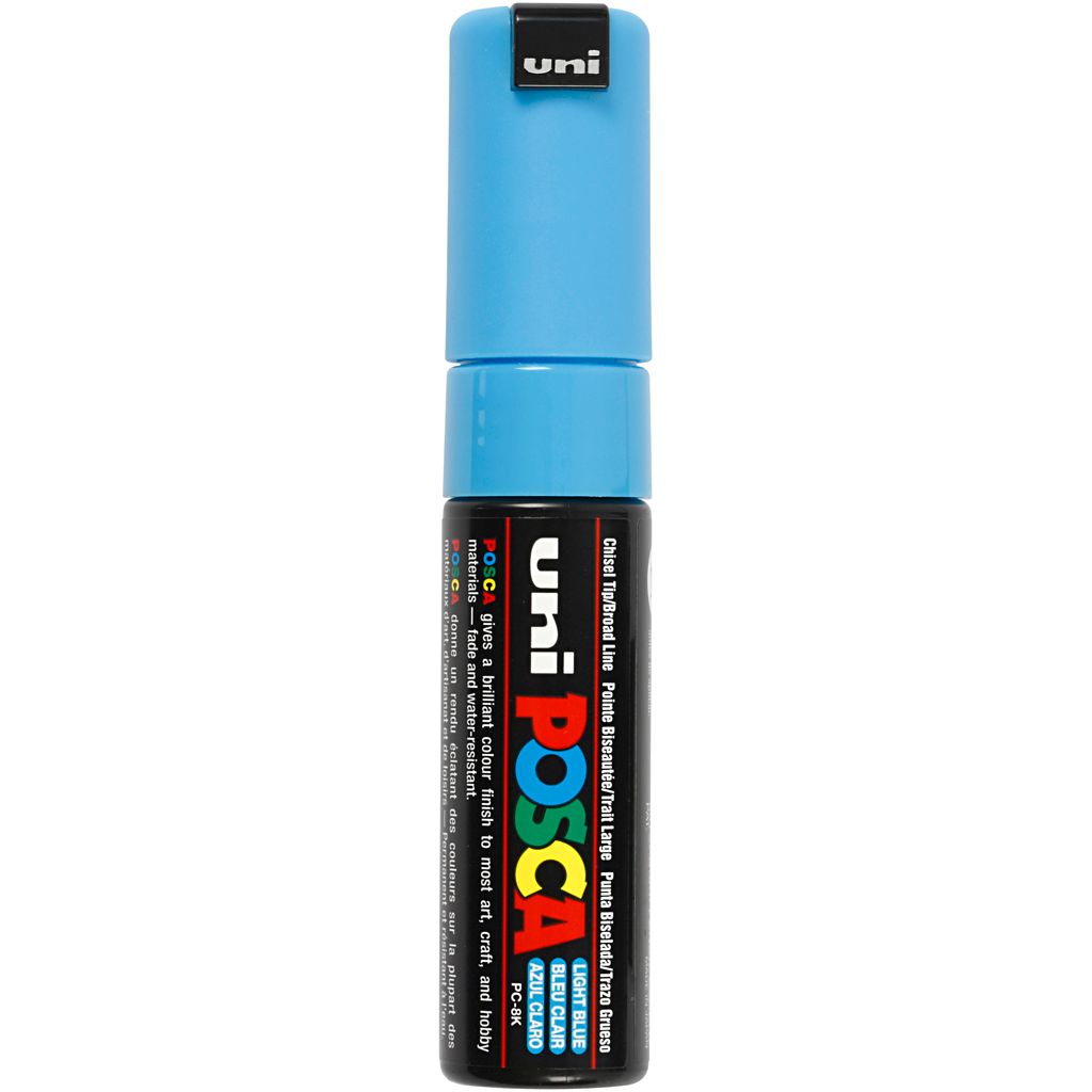 uni-ball Pigmentmarker POSCA (PC-8K), hellblau Immagine del prodotto 