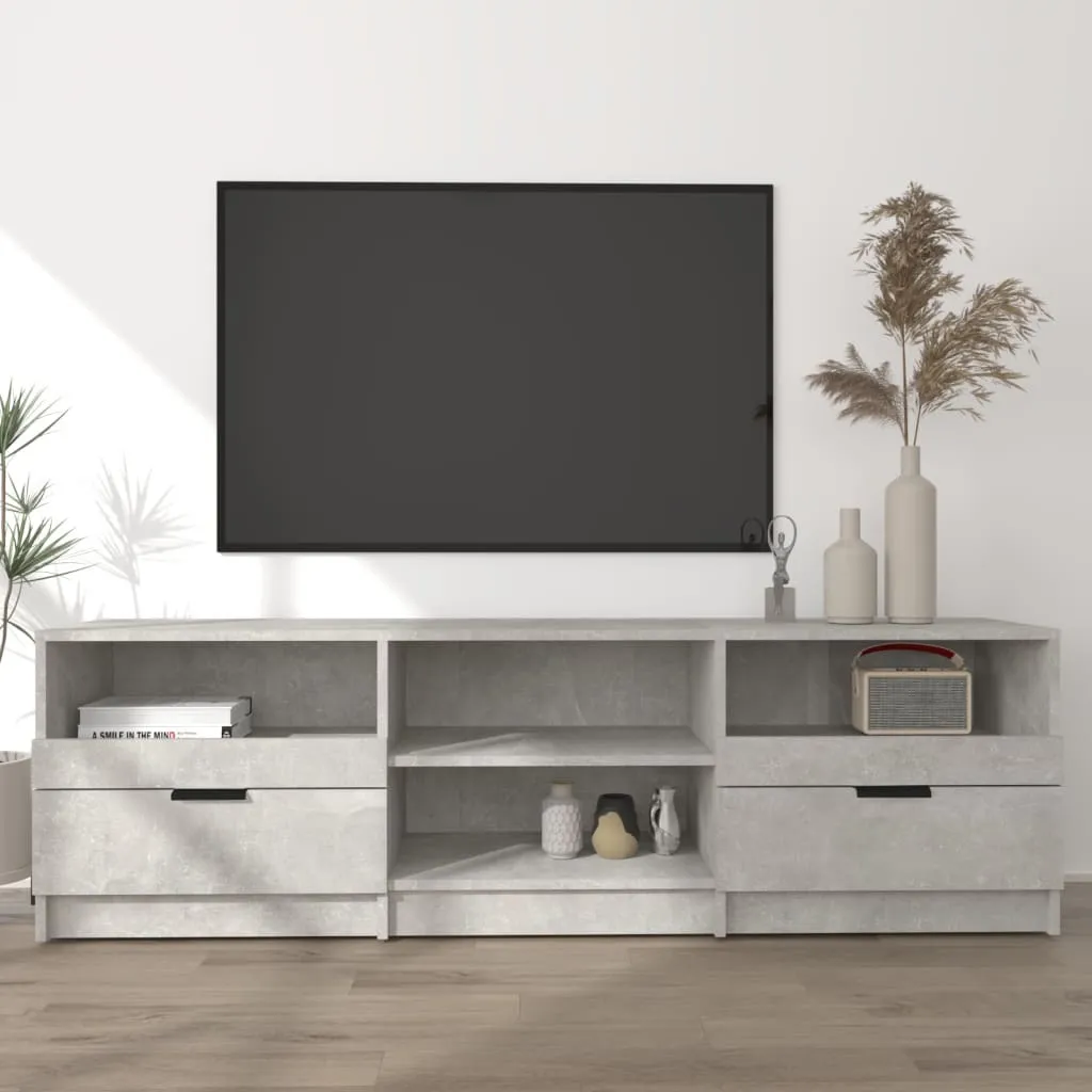 Mobile Porta TV in Legno Grigio Cemento 150 cm - Offerta Online