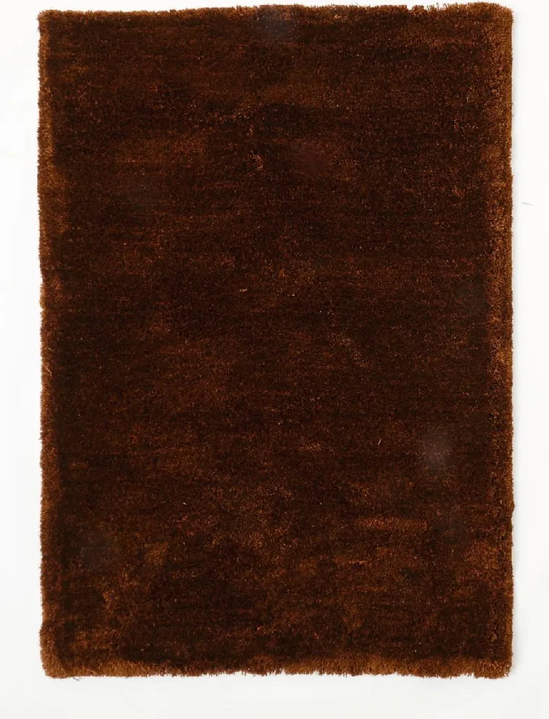 Tapis Shaggy fait main PRESTIGE uni - Confort Moelleux Haut de Gamme