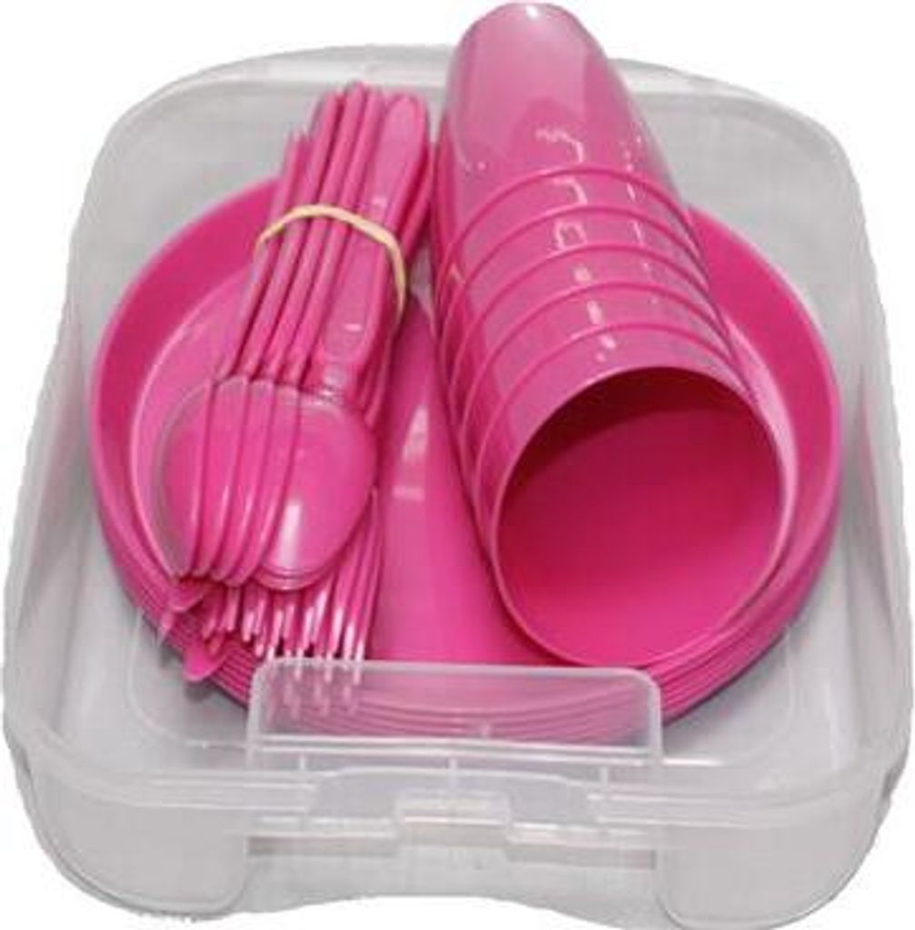 Picknick 6 Personen Geschirrset Camping Geschirr Produktbild 