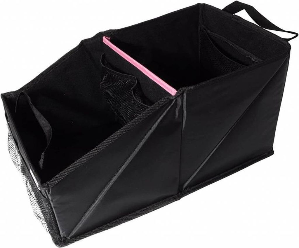 Wumbi Aufbewahrungsbox Pink KfZ Kofferraum Kofferraumtasche Organizer Auto Tasche Kofferraumorganizer Verstaumöglichkeit Auto, Picknickkorb
